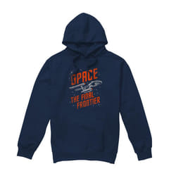 Star Trek Mens Space Travel Hoodie - S, Navy