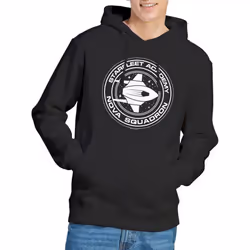 Star Trek Mens Nova Squadron Hoodie - XL, Black