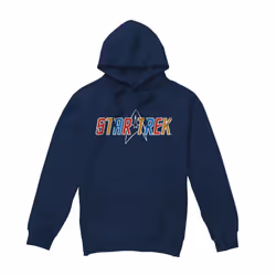 Star Trek Mens Logo Hoodie - XXL, Navy