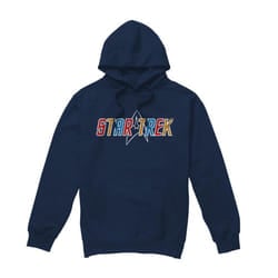 Star Trek Mens Logo Hoodie - XXL, Navy