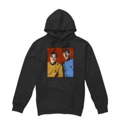 Star Trek Mens Friends Hoodie - L, Black