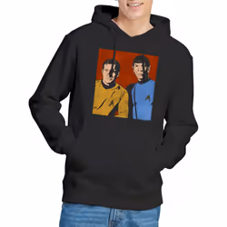 Star Trek Mens Friends Hoodie - XL, Black