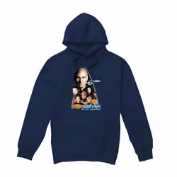 Star Trek Mens Next Generation Crew Hoodie - S, Navy