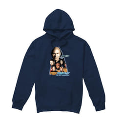 Star Trek Mens Next Generation Crew Hoodie - XXL, Navy