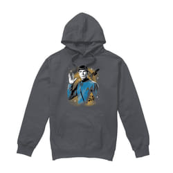 Star Trek Mens Prosper Space Hoodie - XL, Charcoal