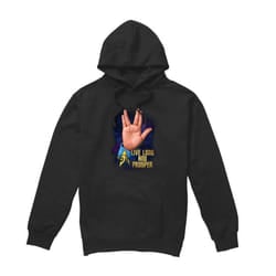 Star Trek Mens LLAP 50 Hoodie - S, Black