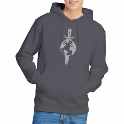 Star Trek Mens Terran Empire Hoodie - S, Charcoal