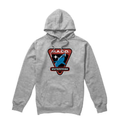 Star Trek Mens MACO Patch Hoodie - S, Sport Heather