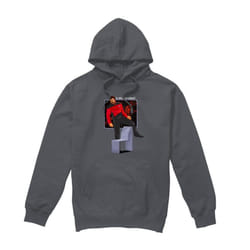 Star Trek Mens Is This Seat Taken Hoodie - M, Charcoal