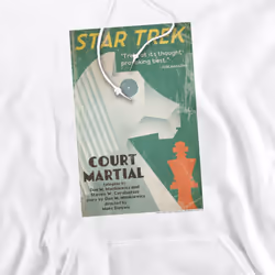 Star Trek Mens The Original Series Episode 20 Hoodie - L, White