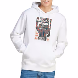 Star Trek Mens The Original Series Episode 56 Hoodie - XL, White