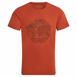 Craghoppers Mens Lucent Back Print Short-Sleeved T-Shirt - S, Red Beach