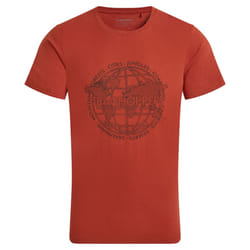Craghoppers Mens Lucent Back Print Short-Sleeved T-Shirt - S, Red Beach
