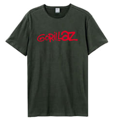 Amplified Unisex Adult Gorillaz Logo T-Shirt - XS, Charcoal