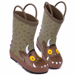 The Gruffalo Childrens/Kids 3D Spikes Wellington Boots - 9 UK Child, Brown