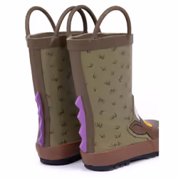 The Gruffalo Childrens/Kids 3D Spikes Wellington Boots - 8 UK Child, Brown