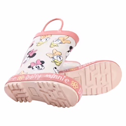 Disney Girls Minnie Mouse & Daisy Wellington Boots - 7 UK Child, Pink