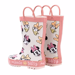 Disney Girls Minnie Mouse & Daisy Wellington Boots - 7 UK Child, Pink
