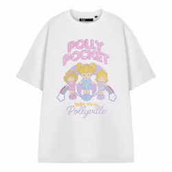Polly Pocket Womens/Ladies Pollyville Short-Sleeved T-Shirt