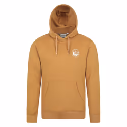 Mountain Warehouse Mens Sunrise Overhead Hoodie - XS, Mustard