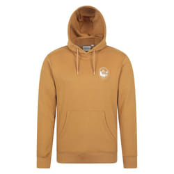 Mountain Warehouse Mens Sunrise Overhead Hoodie - XS, Mustard