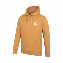 Mountain Warehouse Mens Sunrise Overhead Hoodie - XS, Mustard