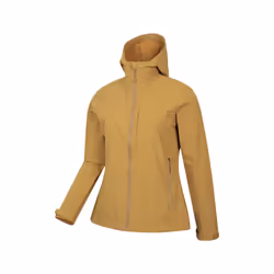 Mountain Warehouse Womens/Ladies Retreat Packable Soft Shell Jacket - 22 UK, Mustard