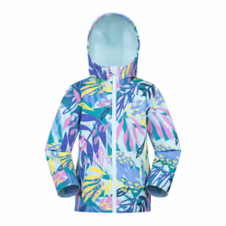 Mountain Warehouse Childrens/Kids Exodus Printed Water Resistant Soft Shell Jacket - 11-12 Years, Pale Green