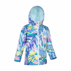 Mountain Warehouse Childrens/Kids Exodus Printed Water Resistant Soft Shell Jacket - 11-12 Years, Pale Green