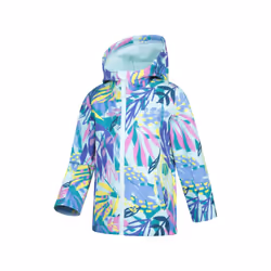 Mountain Warehouse Childrens/Kids Exodus Printed Water Resistant Soft Shell Jacket - 11-12 Years, Pale Green