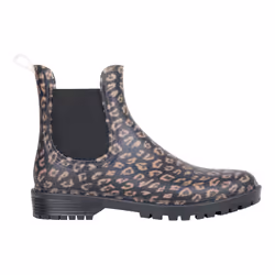 Mountain Warehouse Womens/Ladies Lynx Leopard Print Wellington Boots - 7 UK, Black
