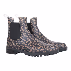 Mountain Warehouse Womens/Ladies Lynx Leopard Print Wellington Boots - 8 UK, Black