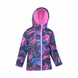 Mountain Warehouse Childrens/Kids Exodus Water Resistant Soft Shell Jacket - 5-6 Years, Purple