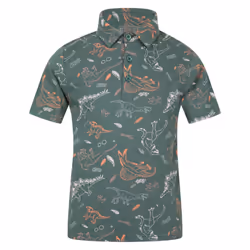 Mountain Warehouse Childrens/Kids Dinosaur Polo Shirt - 7-8 Years, Green