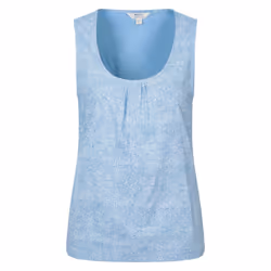 Mountain Warehouse Womens/Ladies Orchid Floral Tank Top - 4 UK, Pale Blue
