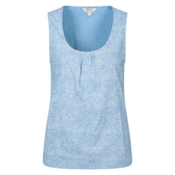 Mountain Warehouse Womens/Ladies Orchid Floral Tank Top - 4 UK, Pale Blue