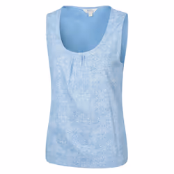 Mountain Warehouse Womens/Ladies Orchid Floral Tank Top - 4 UK, Pale Blue
