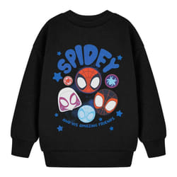 Spider-Man Boys Spidey and His Amazing Friends Sweatshirt - 3-4 Years, Black