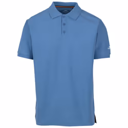 Trespass Mens Brave Polo Shirt - XL, Denim Blue