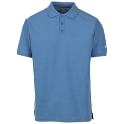 Trespass Mens Brave Polo Shirt - XL, Denim Blue