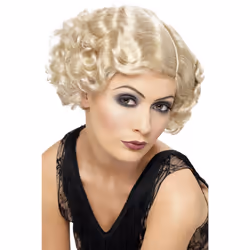 Smiffys Womens/Ladies 20s Flirty Flapper Wig - One Size, Blonde