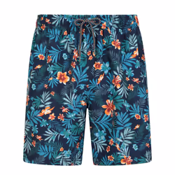 Mountain Warehouse Mens Aruba Floral Swim Shorts - L, Teal