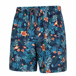 Mountain Warehouse Mens Aruba Floral Swim Shorts - L, Teal