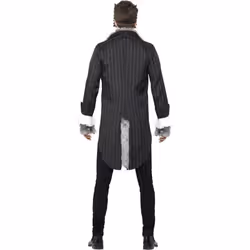 Smiffys Unisex Adult Deluxe Big Bad Wolf Costume Set - L, Grey/Black