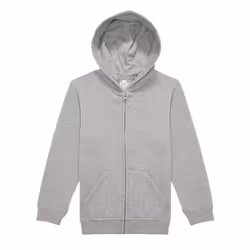 B&C Childrens/Kids ID.334 Full Zip Hoodie - 12-13 Years, Sport Grey