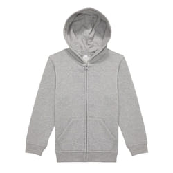 B&C Childrens/Kids ID.334 Full Zip Hoodie - 12-13 Years, Sport Grey