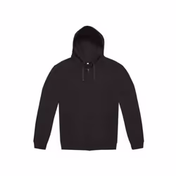 B&C Childrens/Kids ID.334 Full Zip Hoodie - 12-13 Years, Black