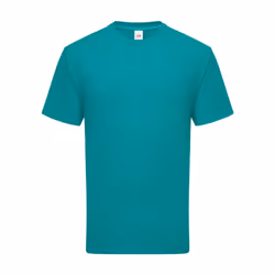 Fruit Of The Loom Mens Iconic 195 Ringspun Premium Tshirt - 3XL, Ocean Teal