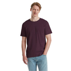 Fruit Of The Loom Mens Iconic 195 Ringspun Premium Tshirt - 3XL, Dark Plum
