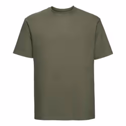 Russell Mens Classic Ringspun Cotton T-Shirt - XS, Olive